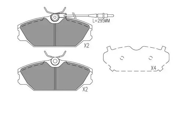 Kavo Parts Kit De Plaquettes De Frein, Frein À Disque Kbp-1022 Kbp1022 Renault - Image 2