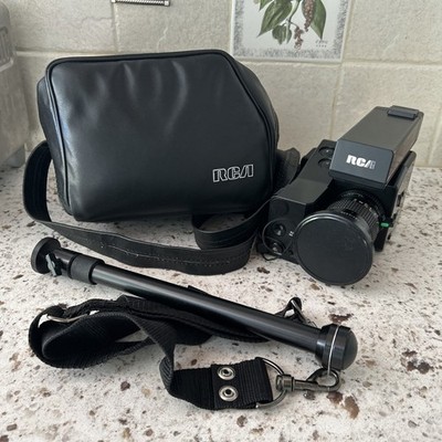 RCA CKC020 Small Wonder Solid State Video Camera w Strap & Bag + Rod Untested