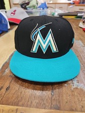 Miami Marlins Hat! New Era 7 1/4 Great Condition Hardly Worn!