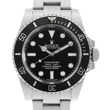 Rolex ROLEX SUBMARINER No Date 114060 black Random Number second hand mens