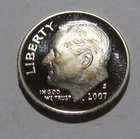 2007-S Roosevelt Dime Proof — photo from another recent sale