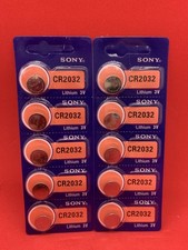 Genuine Sony CR2032 Battery 3V Lithium Coin Cell Battery x10 UK SELLER, SAME DAY