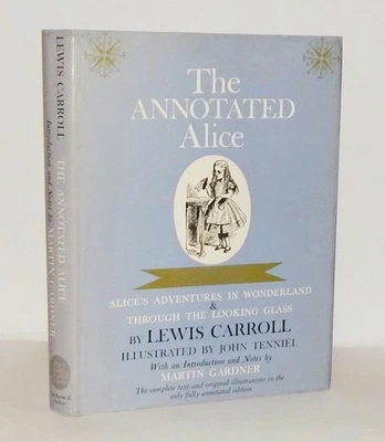 1960 Carroll ANNOTATED ALICE Adventures Wonderland & Through Looking Glass ILLS - Image 1 of 4