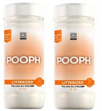 Pooph Cat Litterizer, 12oz ea. - Multi-Cat Formula, Litter Box Fresh, Free Ship 