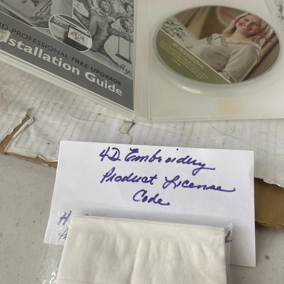 Software de bordado de actualización gratuita Viking Husqvarna 4D PROFESIONAL de colección Foto 3 de 4