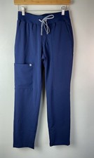 Fabletics Ion Scrub Pant Womens XS Short Navy Blue Medical Work Cargo Pants