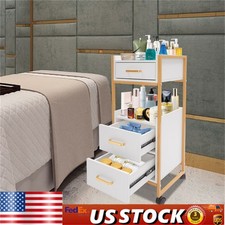 Salon Trolley Cart With Wheels Stylist Cart Mobile Hairdressing Barber Station