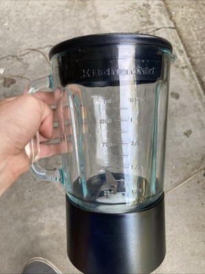 KitchenAid KSB50B4 Blender Glass Blender Jar Pitcher 40 oz. 5 Cups EUC