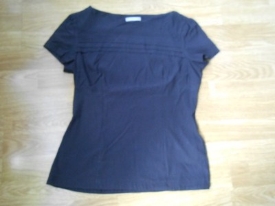 Damen schwarze Bluse kurzarm Gr. 38 Orsay
