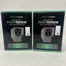 Pair Of Rejuvacare Foot Renew 3-In-1 Foot Ankle Massager Stimulator Nerve Relief