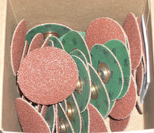 50 Standard Abrasives 2" Quick Change Sanding Discs Type S 36 Grit A/O 2-Ply