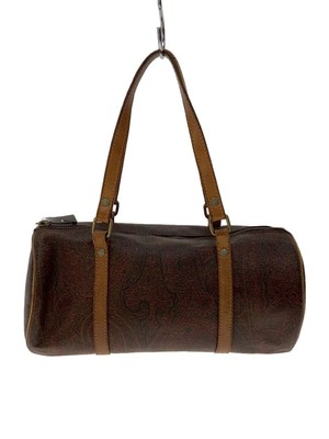 ETRO handbag leather BRW all over pattern