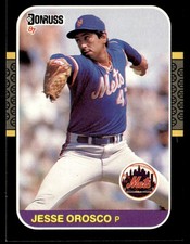 1987 Donruss Jesse Orosco New York Mets #439