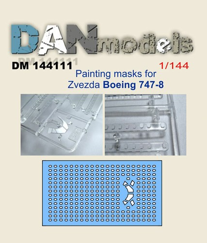 Dan Models 144111 Masks Painting for Boeing 747-8 (Zvezda) 1/144 Scale kit model - 第 6/12 張圖片