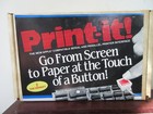 TEXPRINT PRINT-IT PRINTER CARD FOR original APPLE II vtg