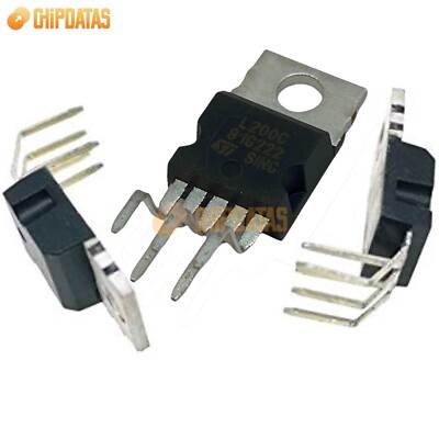 3PCS New ST L200C L200CV TO-220-5 Adjustable Voltage & Current Regulator IC
