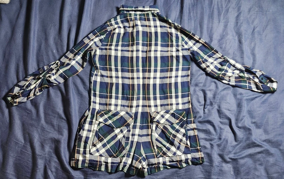 Mono de mujer Zara Trafaluc a cuadros manga larga talla mediana Foto 3 de 4