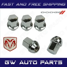 5PCs  DODGE OEM/FACTORY STYLE 9/16" LUG NUTS | RAM 1500 DURANGO DAKOTA RAIDER 