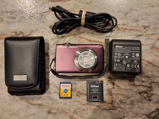 Nikon Coolpix S3000 - Plum - "Bundle" - Case, Battery, Charger, 2gb Card