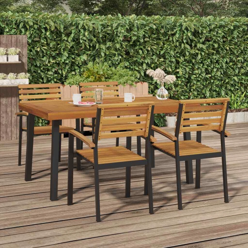 Acacia wood patio table deals