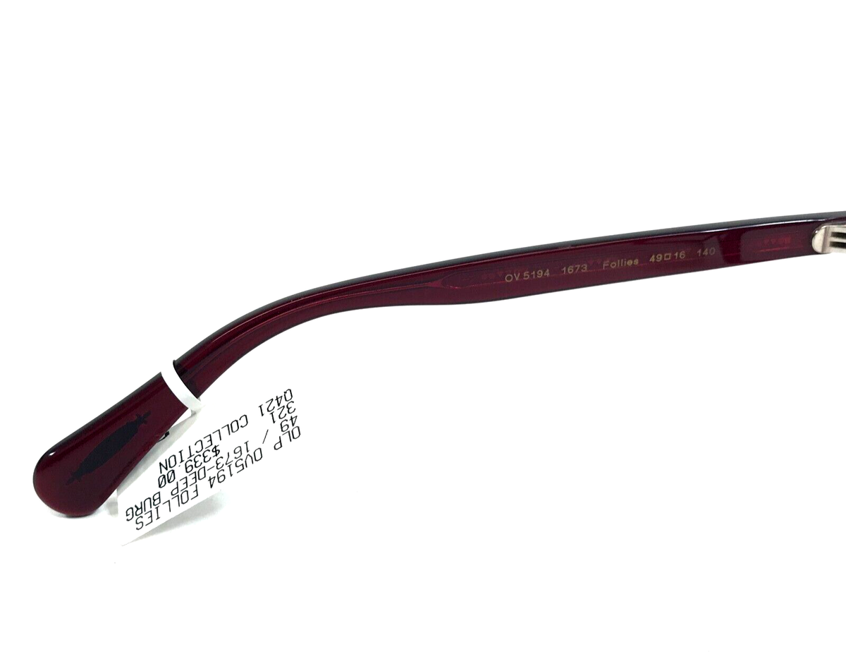 OV5194.1673.49口16/140 Oliver Peoples Eyeglasses Frames OV5194 1673 Follies Deep