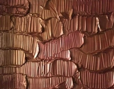 COPPER INTERLUDE Original Abstract Mixed Media Painting 24"x30" Julia Garcia Art