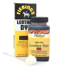 Fiebing's Leather Dye w/ Applicator -All COLORS- 4 OZ  |Not for CA Customers|