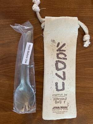 WDW DISNEY DISNEYLAND STAR WARS GALAXY'S EDGE DOCKING BAY 7 BATUU METAL SPORK WDW DISNEY DISNEYLAND STAR WARS GALAXY'S EDGE DOCKING BAY 7 BATUU METAL SPORK