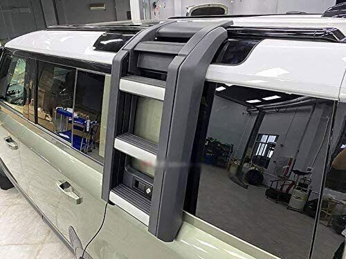Foldable Liftable Ladder Protective Frame Fits for Land Rover Defender 2020-2024 - Picture 3 of 8