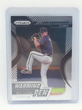 Ian Anderson 2020 Panini Prizm Baseball - Warming In The Pen - Atlanta Braves