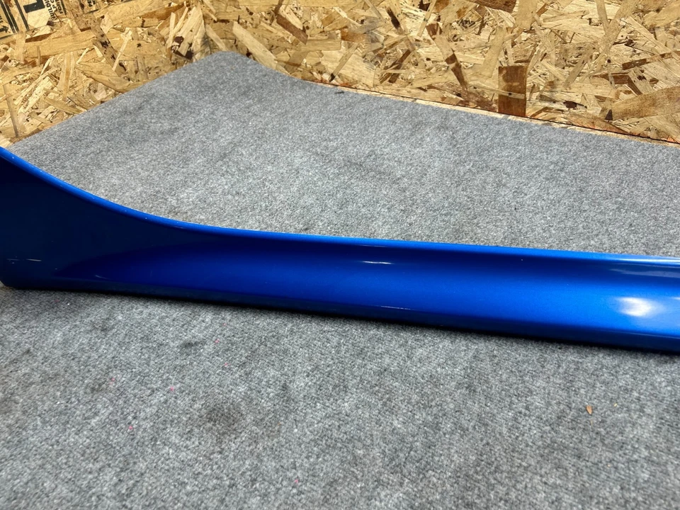 MITSUBISHI LANCER RALLIART 09-10 OEM HATCHBACK RIGHT ROCKER MOLDING BLUE 115K - Image 3 of 4