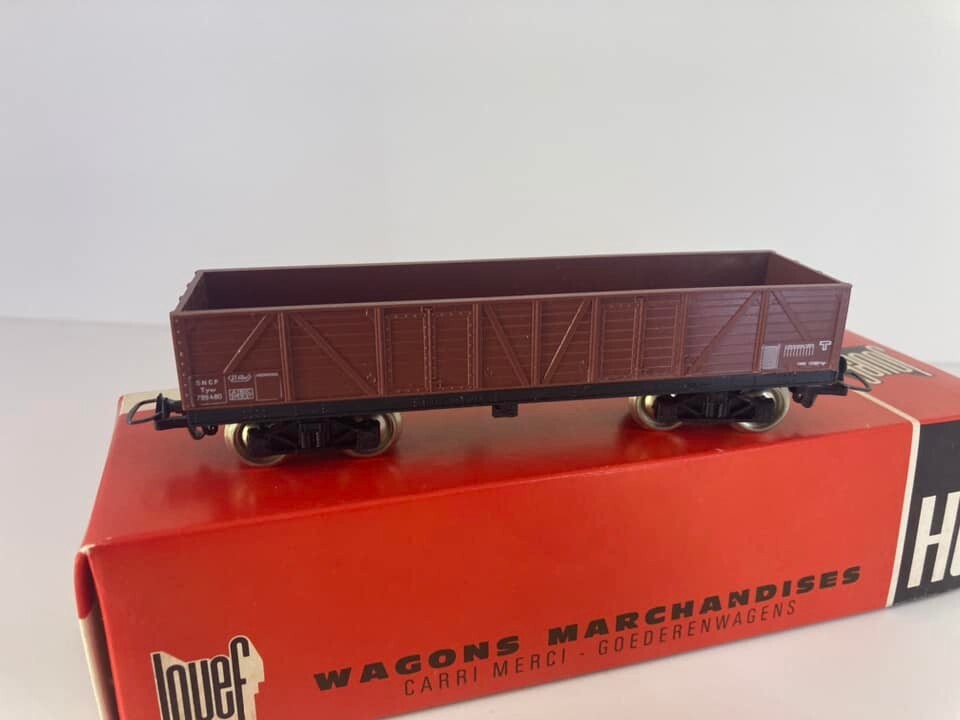 WAGON TOMBEREAU TP à bogies SWwy SGW SNCF ép III de Fleichmann réf 96
