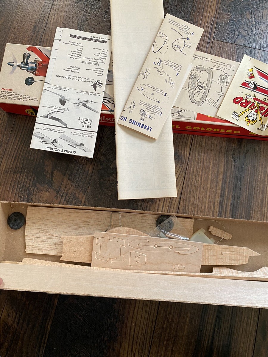 Carl Goldberg Models 1/2A Lil Wizard Flying Model New | eBay