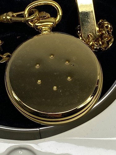 Vintage Lionel Collectible Train Pocket Watch #08121 w/ Authenticity Belt Clip - Picture 3 of 10
