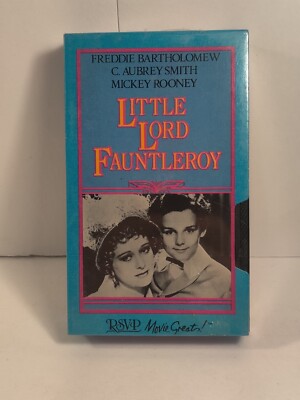 Little Lord Fauntleroy Beta Tape Rsvp Movie Greats new sealed