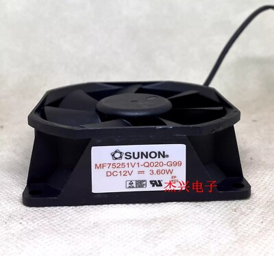 SUNON MF75251V1-Q020-G99 7525 DC12V 3.60W Cooling Fan