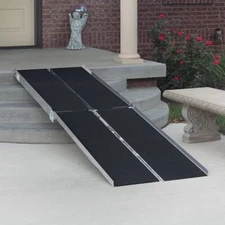 Prairie View Industries WCR730 Portable Multi-fold Ramp, 7 ft x 30 in
