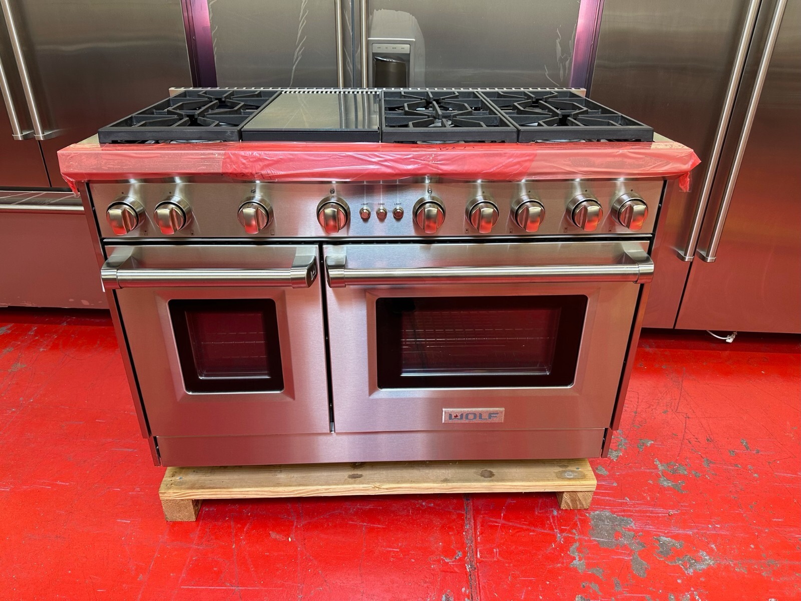 48” Wolf Gas Range GR486G (New Showroom Model) eBay