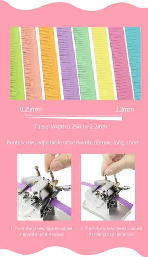DIY Hand-quilling Paper Tassel Machine, Hand-made Paper Tassel Flower Rolls - Picture 11 of 17