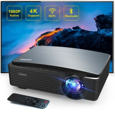 Heimkino Beamer - Unterstützt 4K, 8500 Lumen Full HD, 300   Display, 