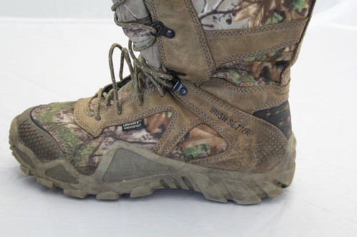 17" Irish Setter Scent Ban Snake Boots Stock #2875 Size 9.5 EUC - Picture 10 of 15