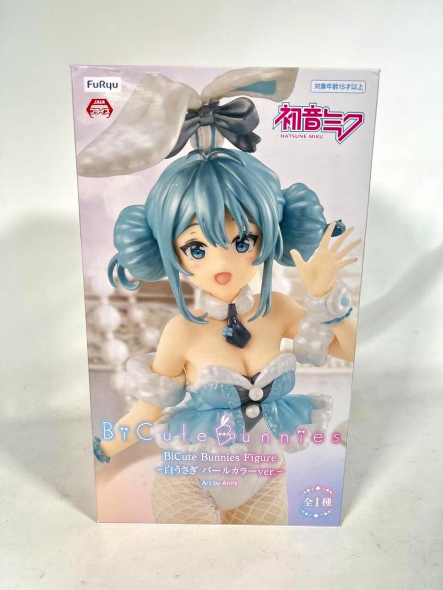 Japan Authentic FuRyu Miku BiCute Bunnies Figure White Rabbit