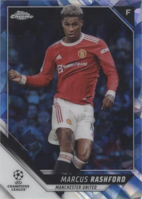 2021-22 Topps Chrome UCL Sapphire Edition Marcus Rashford #111 - 1 of 1