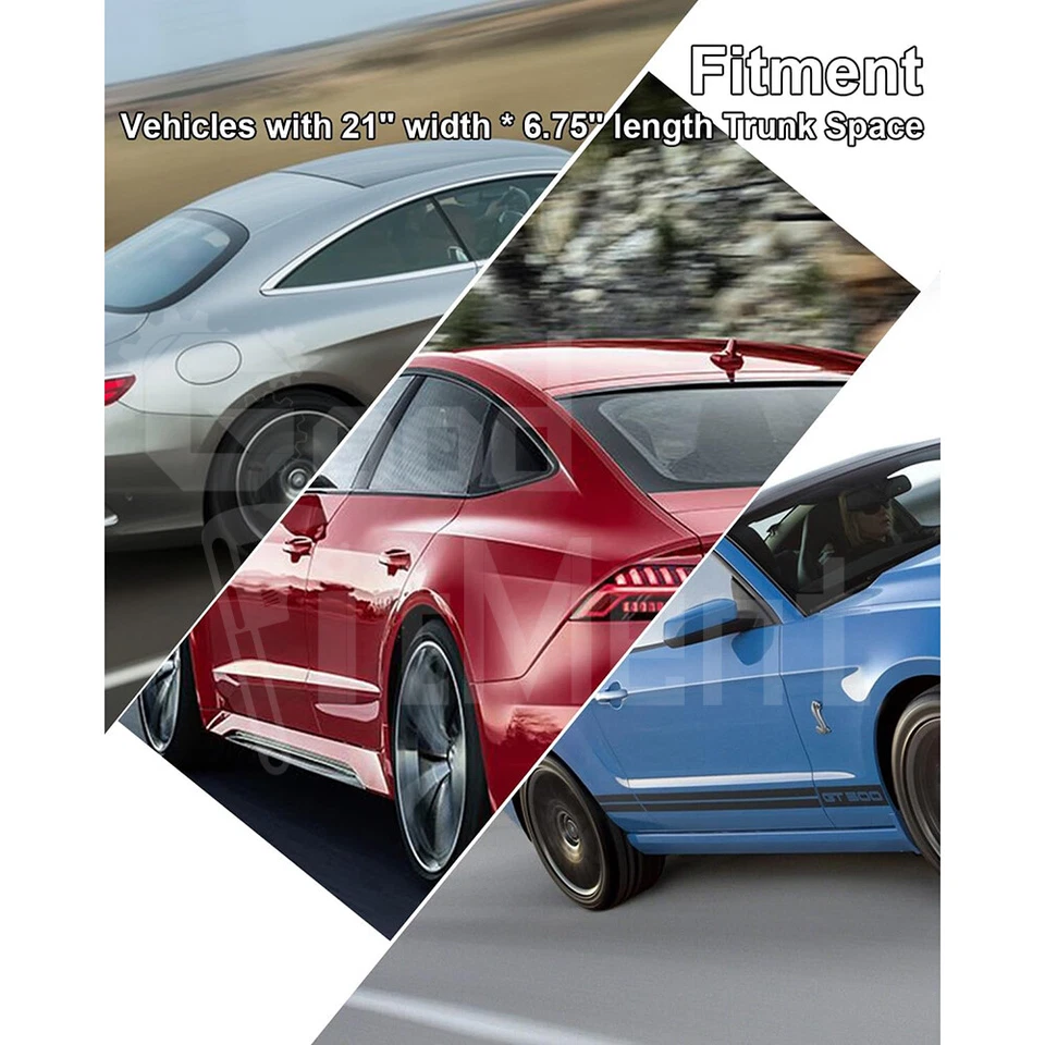 For Volkswagen Passat GT 57" Adjustable Rear Trunk Spoiler Wing Racing Glossy US Foto 4 de 4