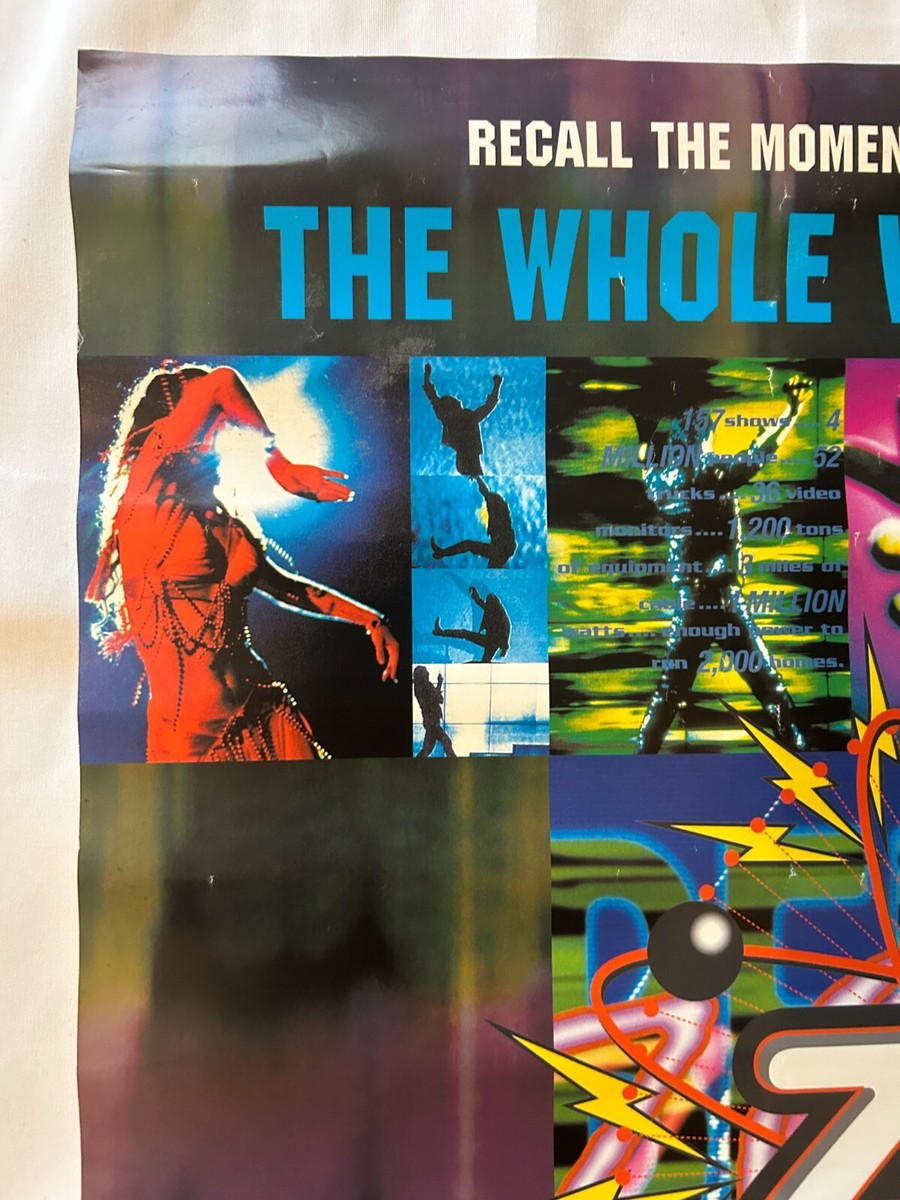 U2 / Zoo TV: Live from Sydney 1994 UK Original Promo Poster