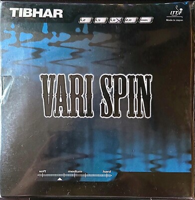 NICE PRICE --TT-Belag Tibhar Vari Spin; neu + ovp
