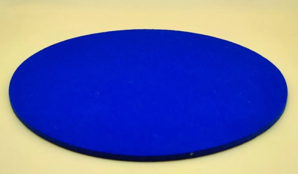 Hey Sign Sitzauflage Stuhl Wollfilz rund 30 cm x 5 mm Blau Wolle Filz - Bild 2 von 2