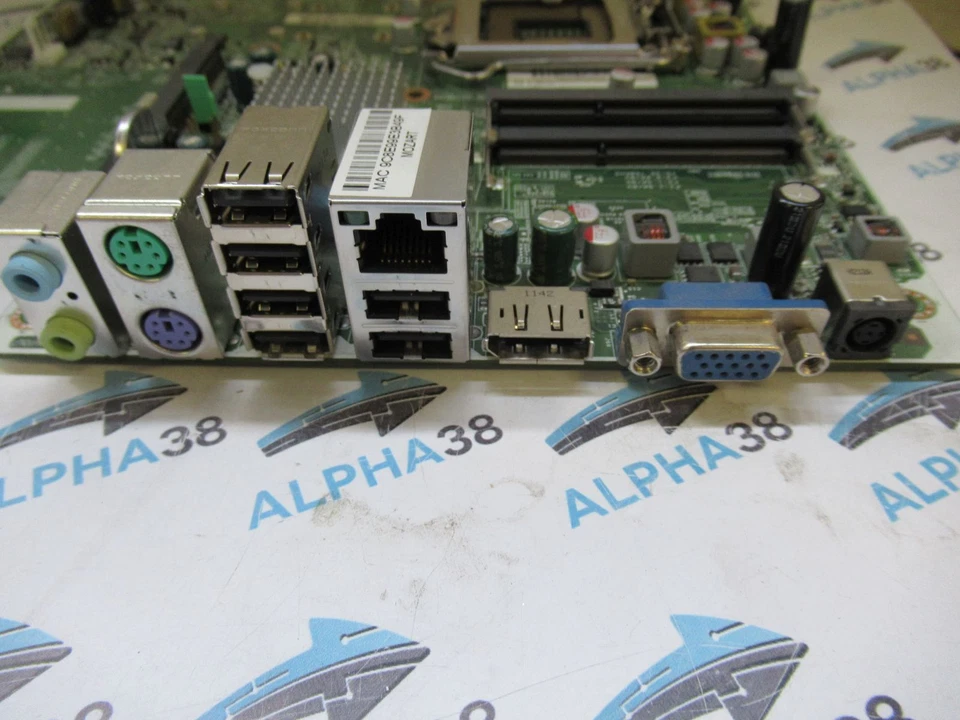 HP Compaq 8200 USFF 611836-001  2x DDR3 Ram Sockel 1155  Mainboard - Bild 2 von 2