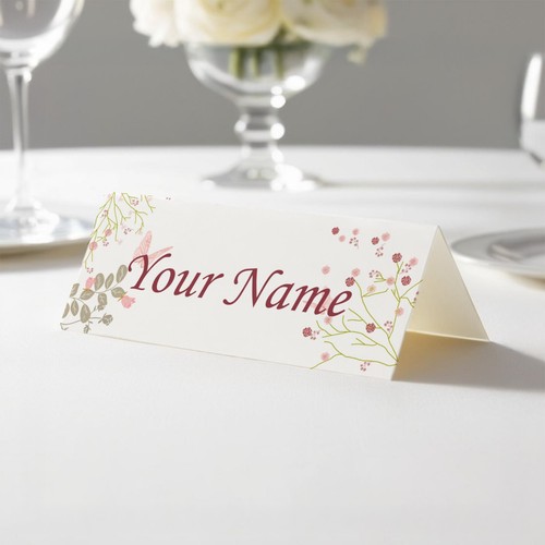 Personalised Place Cards, Table Name Cards for Weddings, Place Table Setting - Picture 80 of 81