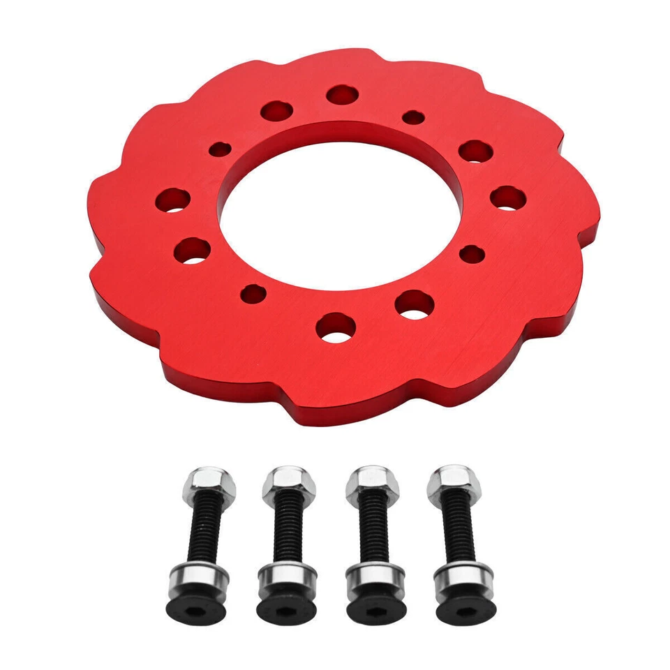 Rear Sprocket Guard Aluminum Red For Honda TRX250 TRX300 TRX400X TRX450R 2x4 4x4 Foto 4 de 4